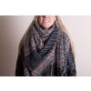 Juleeze JZSC0781G Bufanda Gris 130x130 cm