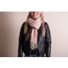 Juleeze JZSC0782P Bufanda Damas Patrón Rosa 65x180 cm