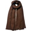 Juleeze JZSC0784CH Bufanda Señoras Marrón 50x180 cm