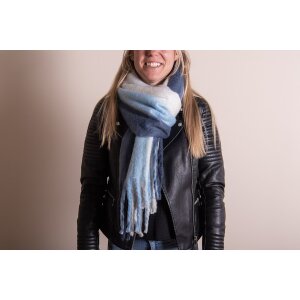 Juleeze JZSC0785BL Bufanda Mujer Azul 35x180 cm