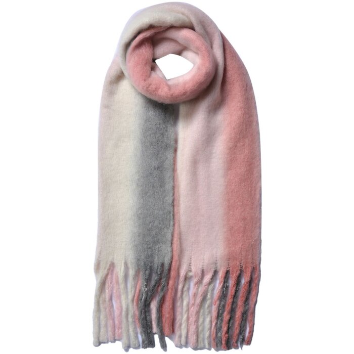 Juleeze JZSC0785P Bufanda Damas Patrón Rosa 35x180 cm