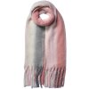 Juleeze JZSC0785P Bufanda Damas Patrón Rosa 35x180 cm