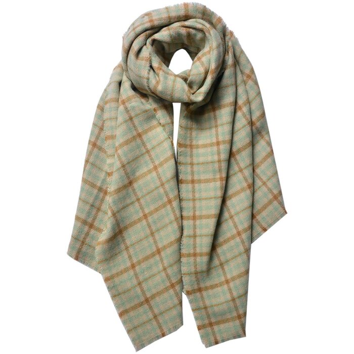 Juleeze JZSC0786BL Bufanda Damas Patrón Verde 70x190 cm