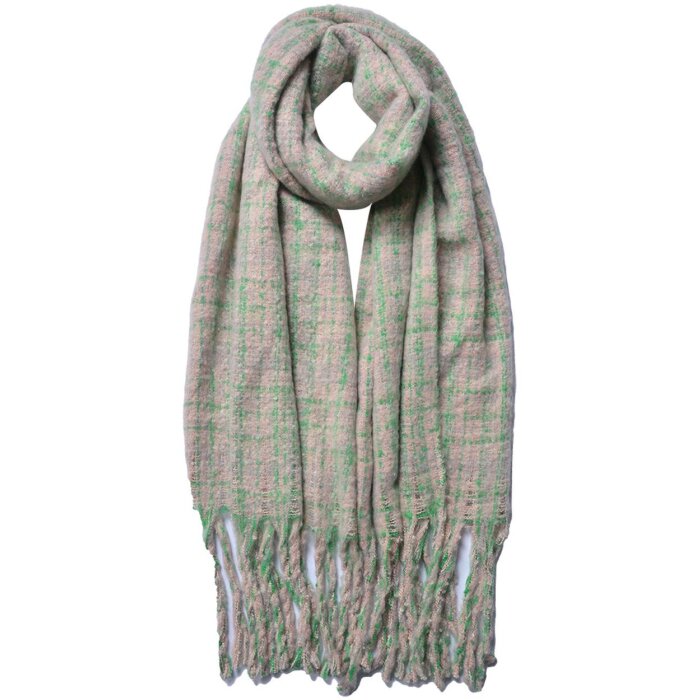 Juleeze JZSC0789GR Bufanda Damas Patrón Verde 40x185 cm