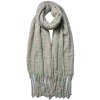 Juleeze JZSC0789GR Bufanda Damas Patrón Verde 40x185 cm