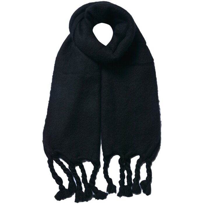 Juleeze JZSC0790Z Bufanda Señoras Negro 40x200 cm