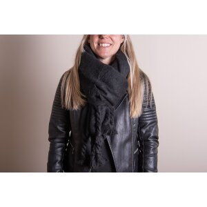 Juleeze JZSC0790Z Bufanda Señoras Negro 40x200 cm