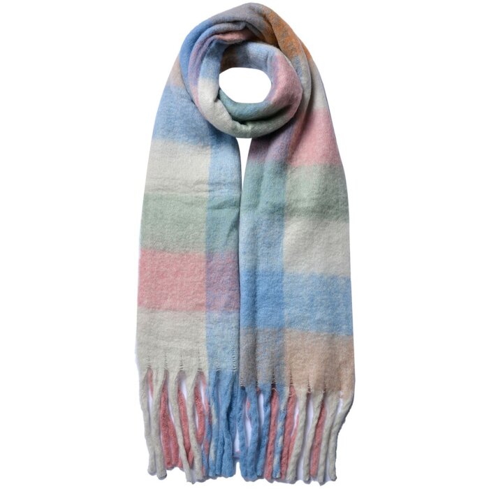 Juleeze JZSC0791BL Bufanda Señoras Azul 36x210 cm
