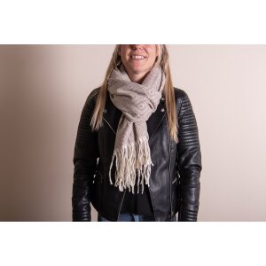 Juleeze JZSC0792BE Bufanda Señoras Beige 65x180 cm