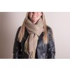 Juleeze JZSC0792BE Bufanda Señoras Beige 65x180 cm