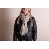 Juleeze JZSC0792BE Bufanda Señoras Beige 65x180 cm