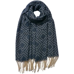 Juleeze JZSC0792BL Bufanda Señoras Azul 65x180 cm