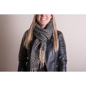 Juleeze JZSC0792G Bufanda Señoras Gris 65x180 cm