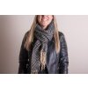 Juleeze JZSC0792G Bufanda Señoras Gris 65x180 cm