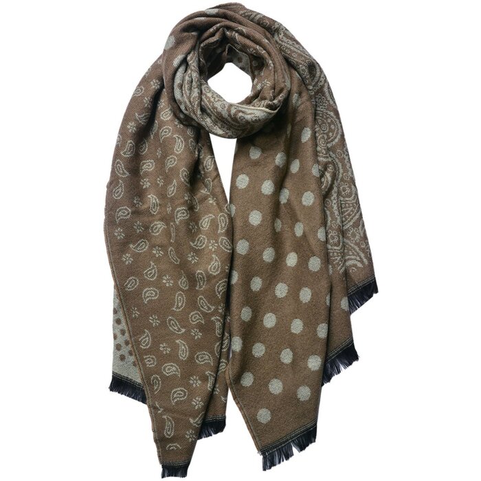 Juleeze JZSC0793BE Bufanda Señoras Beige 65x190 cm