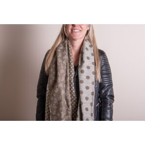 Juleeze JZSC0793BE Bufanda Señoras Beige 65x190 cm