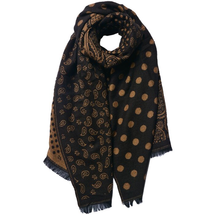 Juleeze JZSC0793CH Bufanda Señoras Marrón 65x190 cm