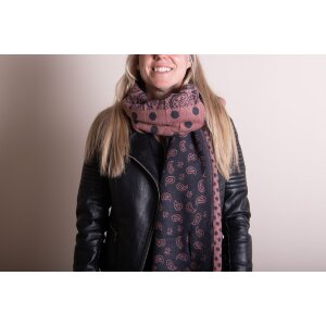 Juleeze JZSC0793P Bufanda Señoras Rosa 65x190 cm