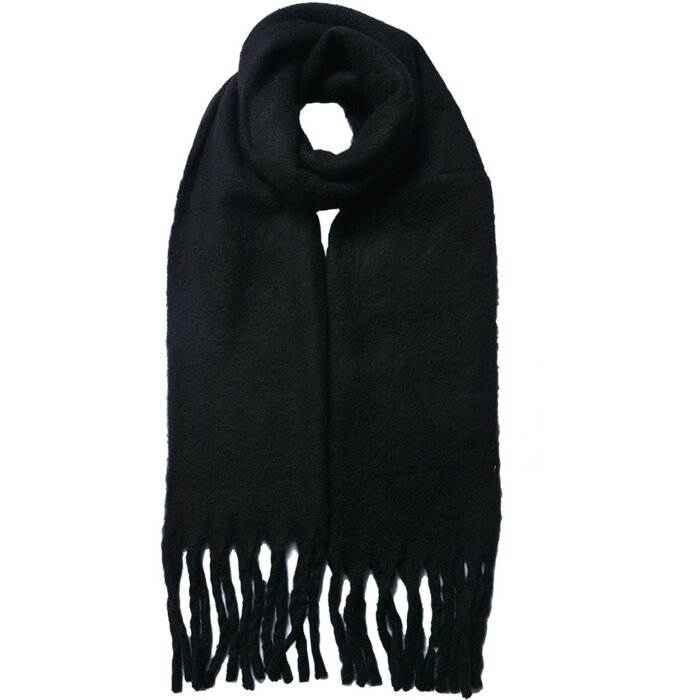 Juleeze JZSC0794Z Bufanda Señoras Negro 38x200 cm