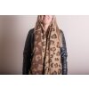Juleeze JZSC0796 Bufanda Señoras Beige 65x185 cm