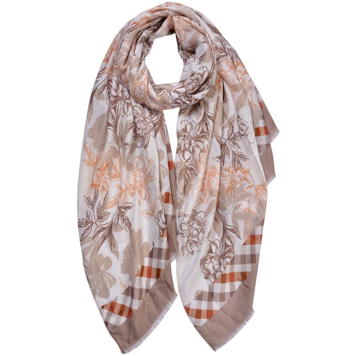 Juleeze JZSC0800 Bufanda Señoras Beige 80x180 cm
