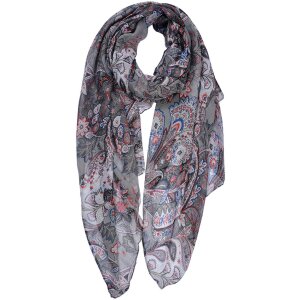 Juleeze JZSC0811 Bufanda Señoras Gris 80x180 cm