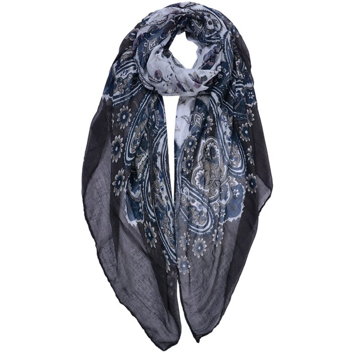 Juleeze JZSC0812G Bufanda Señoras Gris 80x180 cm