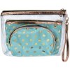 Juleeze JZSET0001GR Neceser señora verde (lote de 3) 23x17 - 20x13 - 18x12 cm
