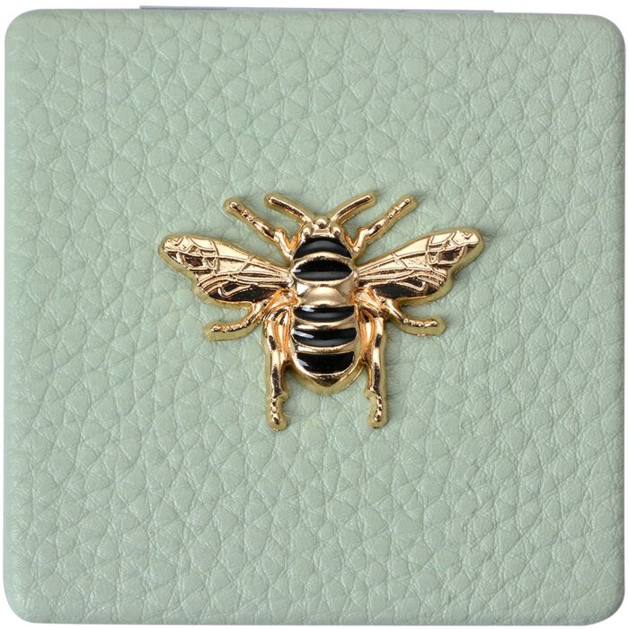 Juleeze JZSP0007GR Espejo de mano verde 6x6 cm