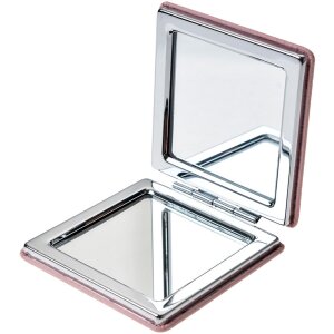 Juleeze JZSP0007P Espejo de mano rosa 6x6 cm