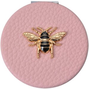 Juleeze JZSP0008P Espejo de mano rosa Ø 6 cm