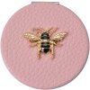 Juleeze JZSP0008P Espejo de mano rosa Ø 6 cm