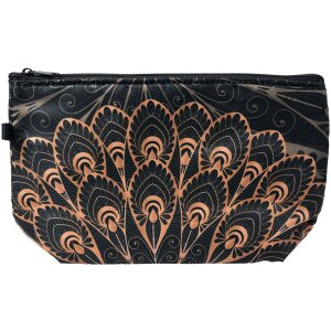 Juleeze JZTB0045 Neceser Negro, Beige 22x13x18 cm