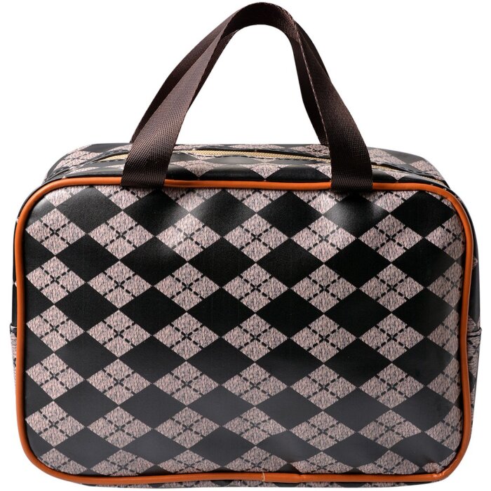 Juleeze JZTB0054 Neceser Negro, Beige 24x9x19 cm