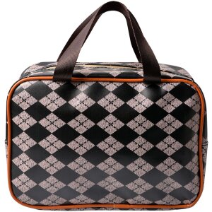 Juleeze JZTB0054 Neceser Negro, Beige 24x9x19 cm