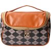 Juleeze JZTB0055 Neceser Mujer Negro, Beige 22x13x14 cm