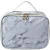 Juleeze JZTB0057 Neceser Mujer Blanco, Gris 21x8x13 cm