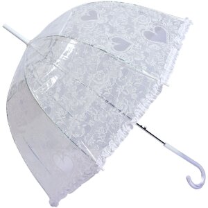 Juleeze JZUM0063 Paraguas Adulto Blanco 60 cm