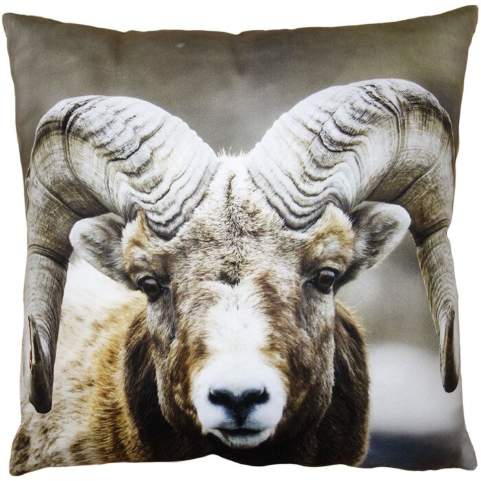 Clayre & Eef KT021.335 Funda de cojín marrón 45x45 cm