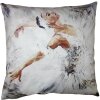 Clayre & Eef KT021.346 Funda de cojín blanco 45x45 cm