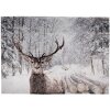 Clayre & Eef KT060.143 A cuadros con ciervos 130x170 cm