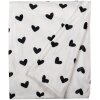 Clayre & Eef LBS60 Plaid Blanco Negro 130x170 cm
