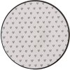 Clayre & Eef LHS85 Platillo Corazón Blanco Ø 33x1 cm