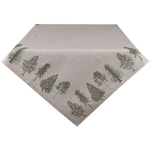 Clayre & Eef NPT01 Mantel Beige, Verde 100x100 cm
