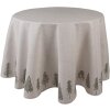 Clayre & Eef NPT07 Mantel Beige, Verde Ø 170 cm