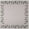 Clayre & Eef NPT15 Mantel Cuadrado Navidad Beige Verde 150x150 cm
