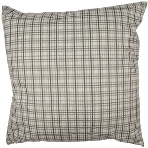 Clayre & Eef NPT20 Funda de Cojín Beige Verde 45x45 cm
