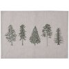 Clayre & Eef NPT40 Juego de 6 manteles individuales Beige 48x33 cm