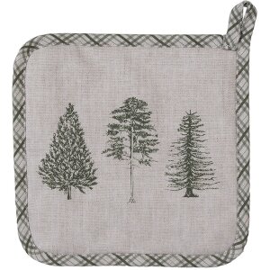 Clayre & Eef NPT45 Potholder Beige 20x20 cm