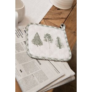 Clayre & Eef NPT45 Potholder Beige 20x20 cm